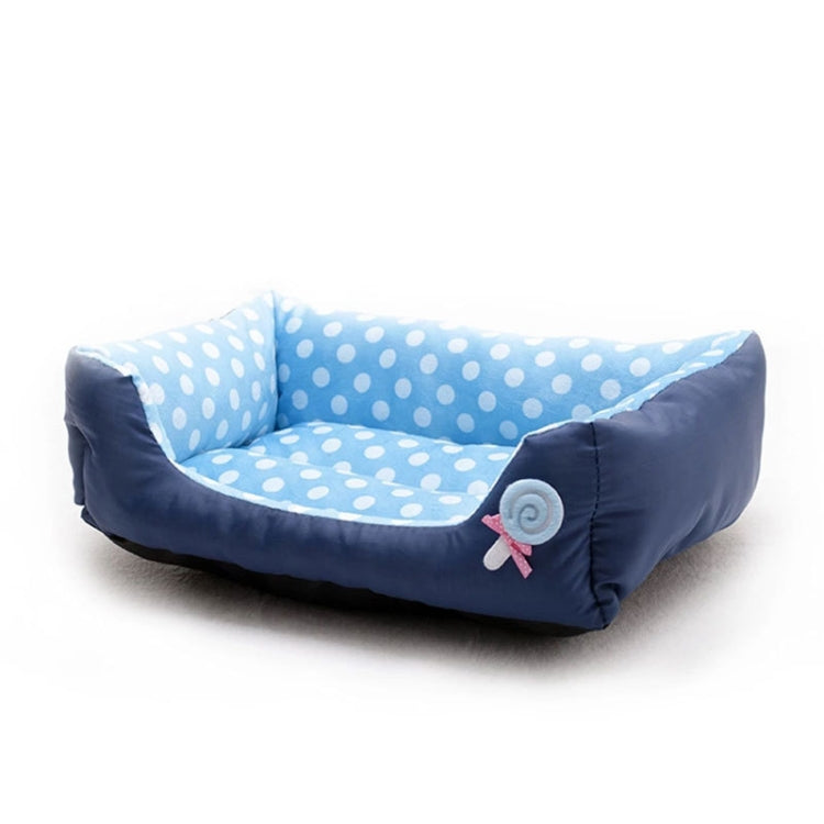 Cartoon Pet Kennel Square Cushion For Small And Medium Pet, Specification: M(Blue) - Beds by PMC Jewellery | Online Shopping South Africa | PMC Jewellery
