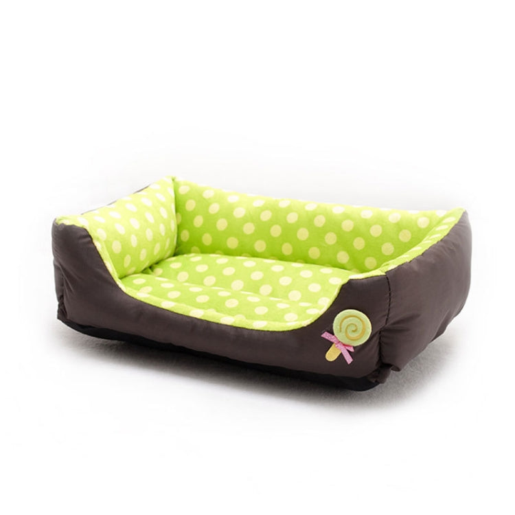 Cartoon Pet Kennel Square Cushion For Small And Medium Pet, Specification: L(Green) - Beds by PMC TechLife | Online Shopping South Africa | PMC TechLife | Buy Now Pay Later Mobicred