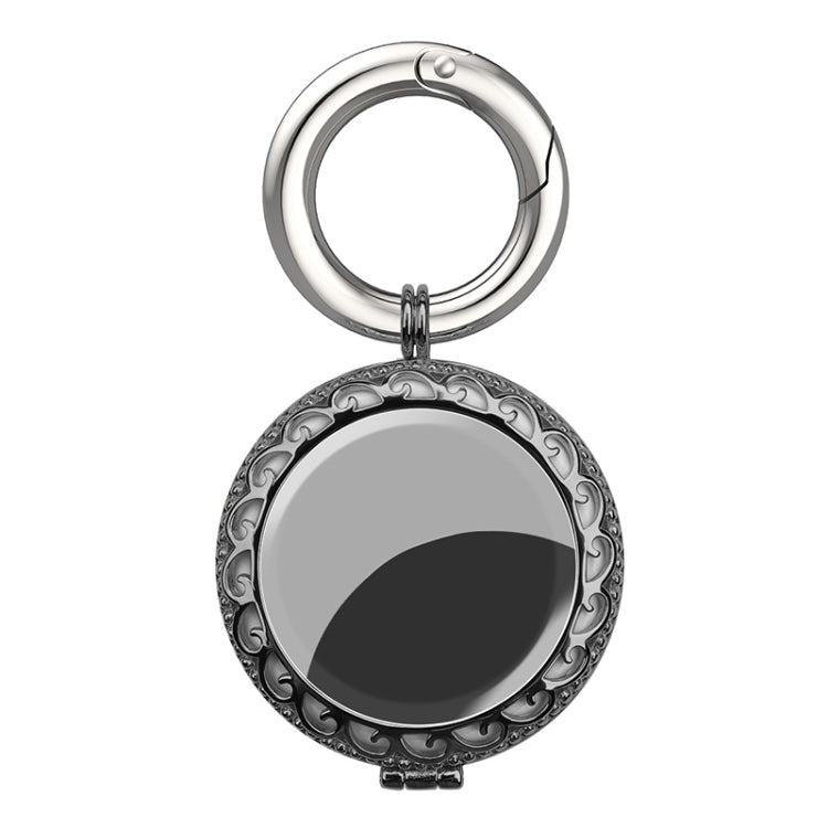 Anti-Lost Plating Keychain Locator Tracker Protective Cover For Airtag(Black Gold) - Key Chain Series by PMc TechLife | Online Shopping South Africa | PMc TechLife | Buy Now Pay Later Mobicred