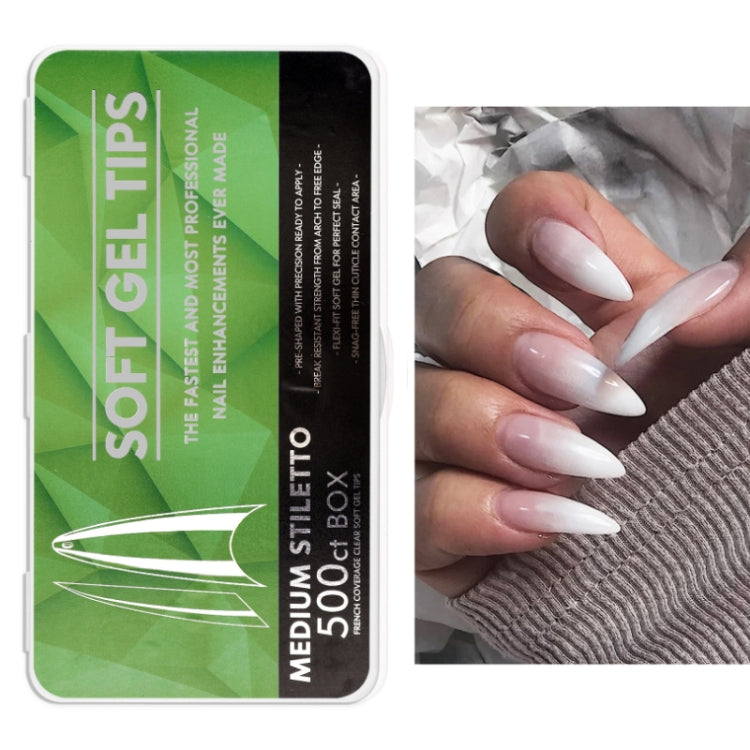 Scratch-free Ultra-thin Seamless Manicure Nail Plate, Shape: 03 Half Sand Short Ballet - free shipping - PMC Jewellery - Order now!