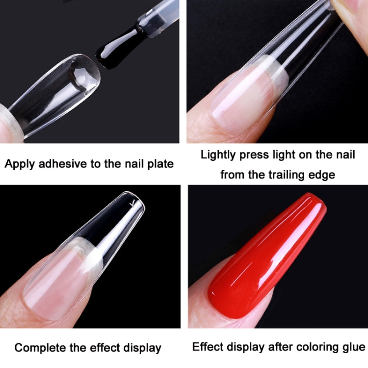 Scratch-free Ultra-thin Seamless Manicure Nail Plate, Shape: 08 Long Arc - free shipping - PMC Jewellery - Order now!