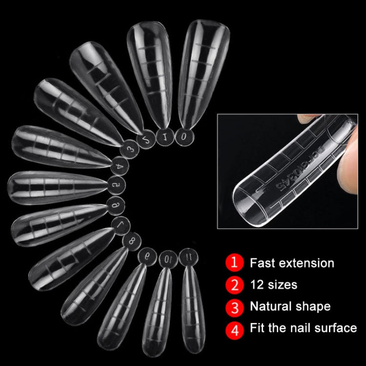 2 Boxes Nail Crystal Rapid Light Therapy Extension Nail Model, Shape: 120 PCS 01 - Nail Stickers by PMC Jewellery | Online Shopping South Africa | PMC Jewellery | Buy Now Pay Later Mobicred