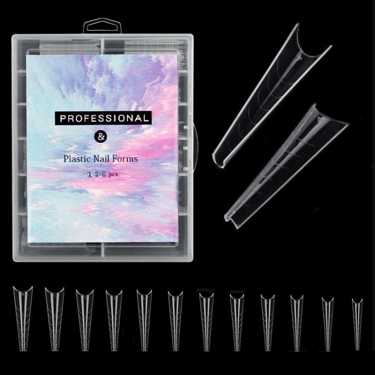 2 Boxes Nail Crystal Rapid Light Therapy Extension Nail Model, Shape: 120 PCS 10 - Nail Stickers by PMC Jewellery | Online Shopping South Africa | PMC Jewellery | Buy Now Pay Later Mobicred