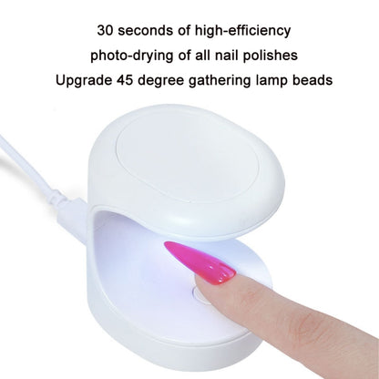 USB Mini Nail Phototherapy Lamp Nail Polish Baking Lamp, Color: Blue - Nail Dryers by PMC Jewellery | Online Shopping South Africa | PMC Jewellery