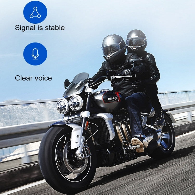 Motorcycle Helmet Call Music Navigation Bluetooth Headset, Color: Green(Hard Pipe Microphone) - Motorcycle Walkie Talkie by PMC Jewellery | Online Shopping South Africa | PMC Jewellery
