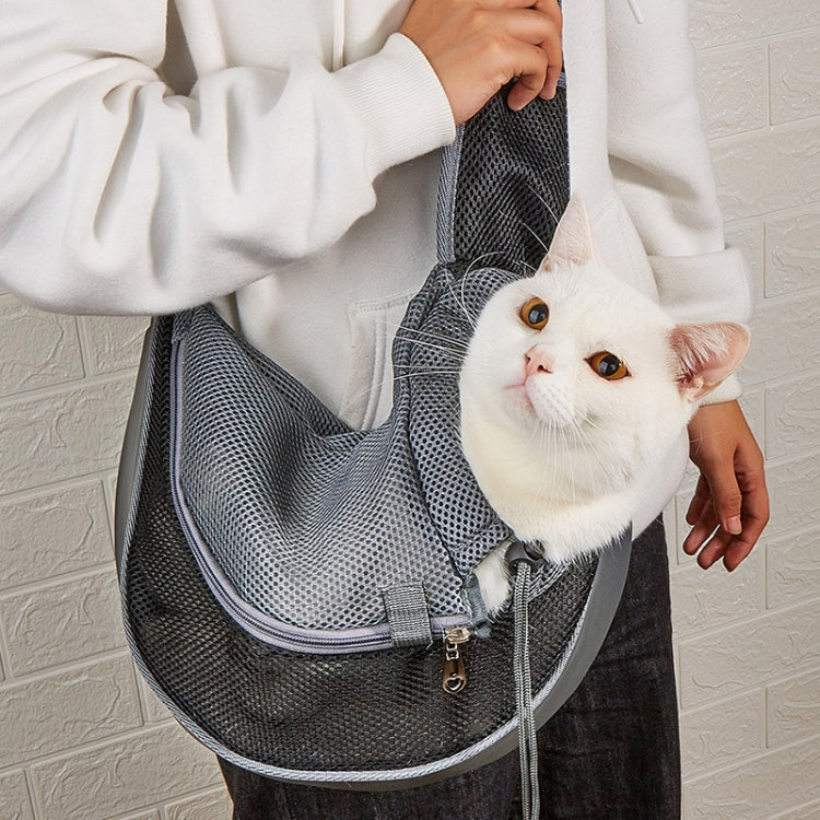 Pet Bag Widened Shoulder Strap Breathable Messenger Cat Bag,Size: Small(Blue) - Pet Storages & Bags by PMC TechLife | Online Shopping South Africa | PMC TechLife | Buy Now Pay Later Mobicred