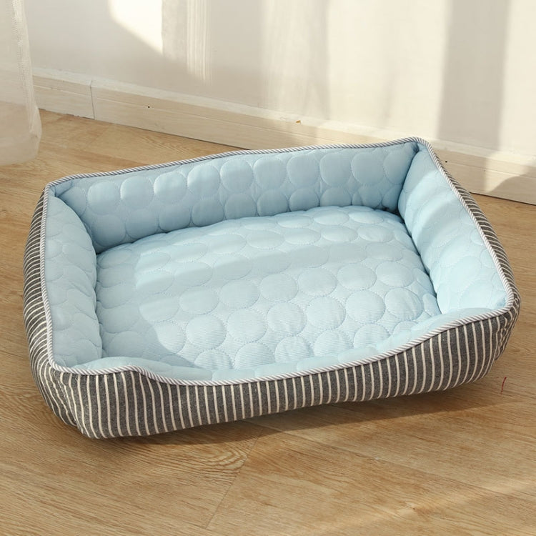 Summer Cold Feeling Dog Cat Kennel Ice Silk Cool Den S(Blue) - Beds by PMC TechLife | Online Shopping South Africa | PMC TechLife | Buy Now Pay Later Mobicred