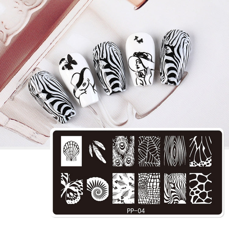 Butterfly Dream Nail Art Printed Steel Plate(E084-22) - Nail Stickers by PMC Jewellery | Online Shopping South Africa | PMC Jewellery | Buy Now Pay Later Mobicred