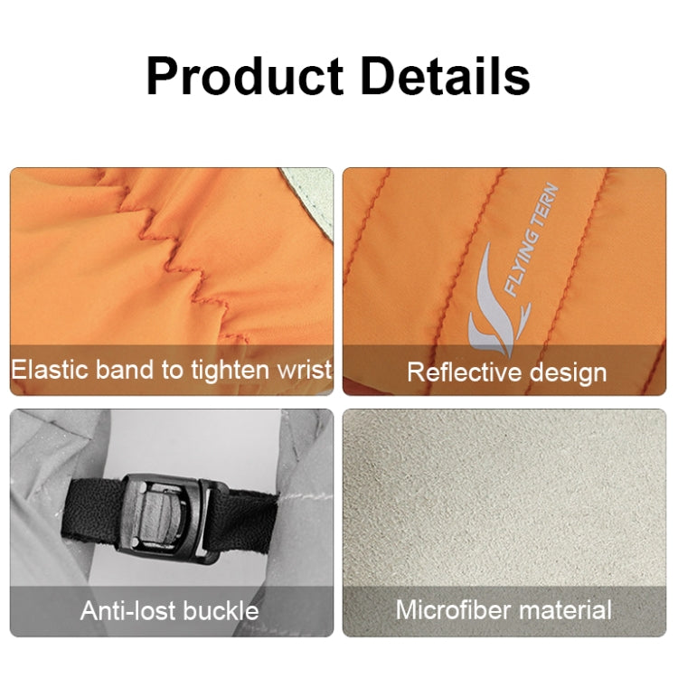 FLYING TERN 307 Outdoor Sports Fleece Waterproof Wear-resistant Children Gloves(White) - free shipping - PMc TechLife - Order now!