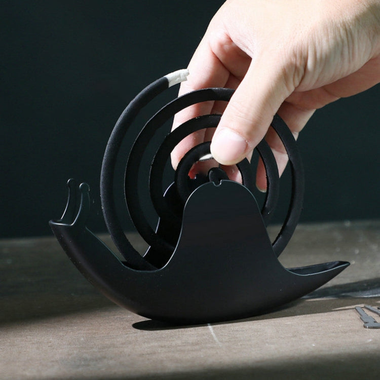 Snail Shape Mosquito Coil Tray Fireproof Mosquito Coil Rack(White) - Mosquito Coil Tray by PMC TechLife | Online Shopping South Africa | PMC TechLife | Buy Now Pay Later Mobicred