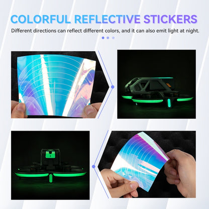 Decorative Stickers For DJI Avata Night Reflective Warning Sticker,Color: Fluorescent Green -  by PMC Jewellery | Online Shopping South Africa | PMC Jewellery | Buy Now Pay Later Mobicred
