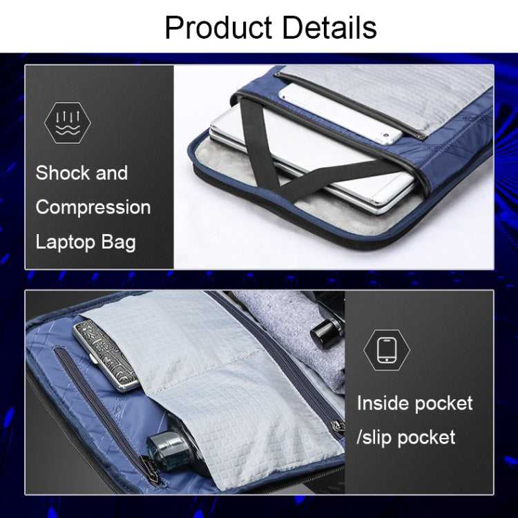 Bopai 61-120621A Outdoor Waterproof Laptop Backpack with USB Charging Port, Spec: Regular Version - free shipping - PMC Jewellery - Order now!