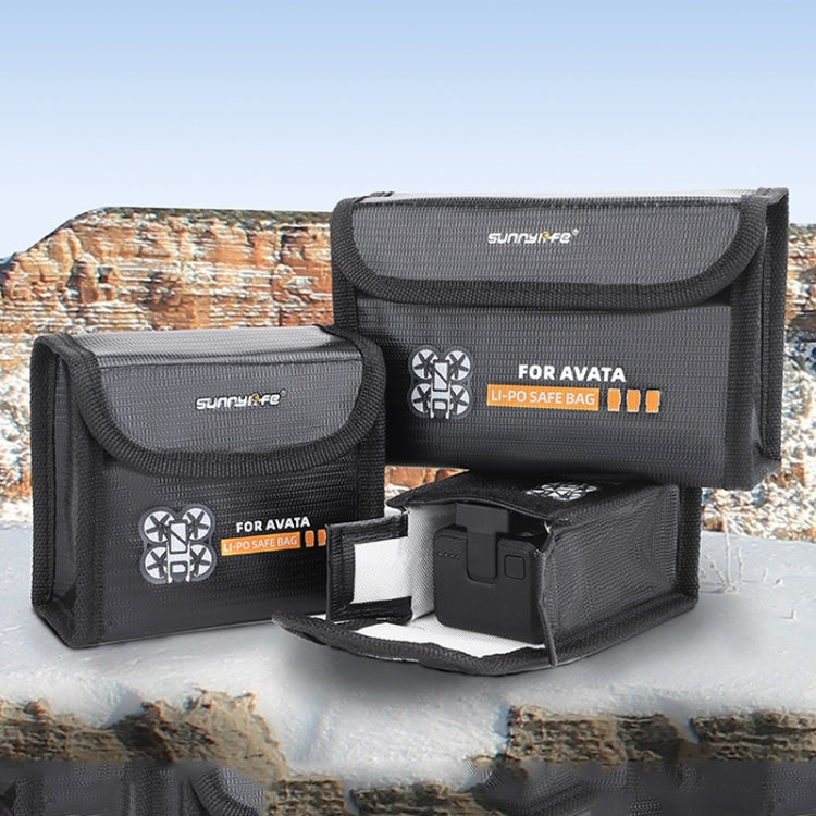 Sunnylife AT-DC479 Put 3 Batteries Battery Explosion-proof Bag For DJI Avata - Cases & Bags by PMC TechLife | Online Shopping South Africa | PMC TechLife | Buy Now Pay Later Mobicred