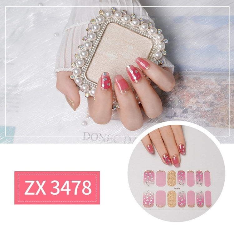 Nail Polish Film Bronzing Nail Stickers(ZX3478)(Bare film+A frustration) - Nail Stickers by PMC Jewellery | Online Shopping South Africa | PMC Jewellery | Buy Now Pay Later Mobicred