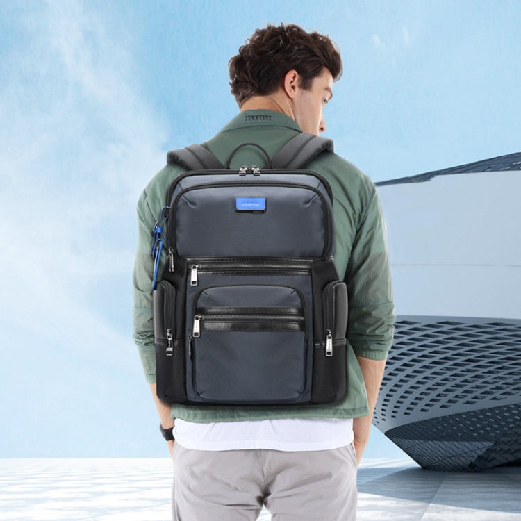 Bopai 61-121981 Multifunctional Anti-theft Laptop Business Backpack with USB Charging Hole(Navy Blue) - Backpack by Bopai | Online Shopping South Africa | PMC Jewellery | Buy Now Pay Later Mobicred