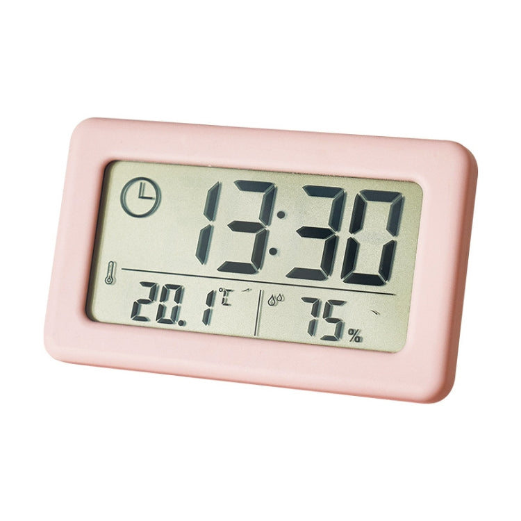 YD005 Mini Light and Thin LCD Screen Temperature/Humidity Meter Electronic Clock(Red) - Alarm Clocks by PMc TechLife | Online Shopping South Africa | PMc TechLife | Buy Now Pay Later Mobicred