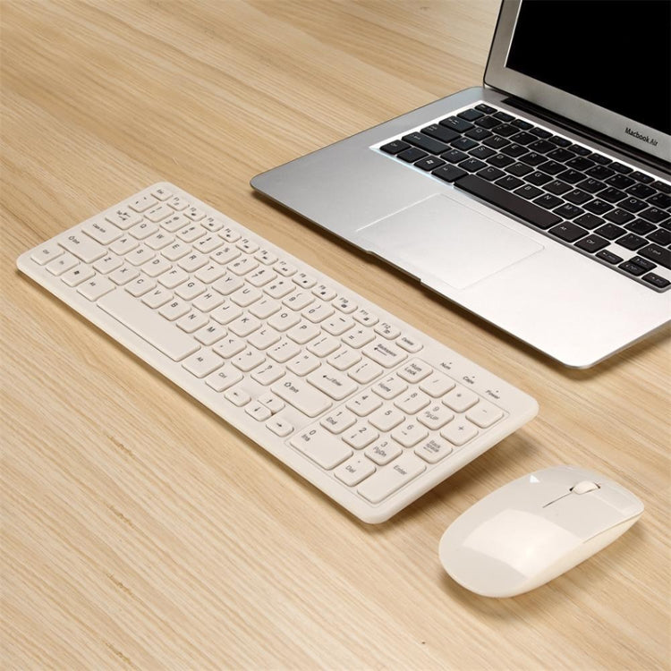 MLD-568 Office Gaming Mute Wireless Mouse Keyboard Set(White) - Wireless Keyboard by PMC Jewellery | Online Shopping South Africa | PMC Jewellery | Buy Now Pay Later Mobicred