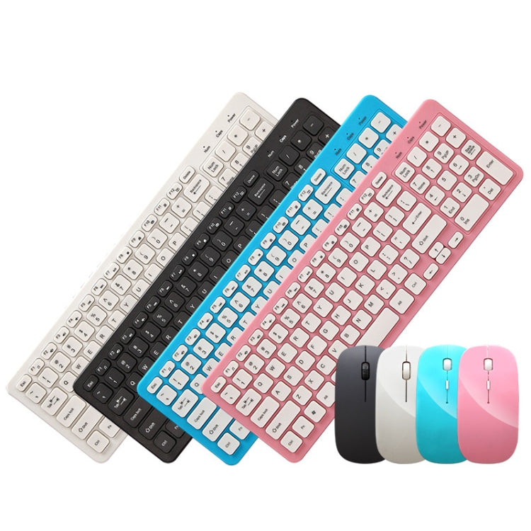 MLD-568 Office Gaming Mute Wireless Mouse Keyboard Set(Blue) - Wireless Keyboard by PMC Jewellery | Online Shopping South Africa | PMC Jewellery | Buy Now Pay Later Mobicred