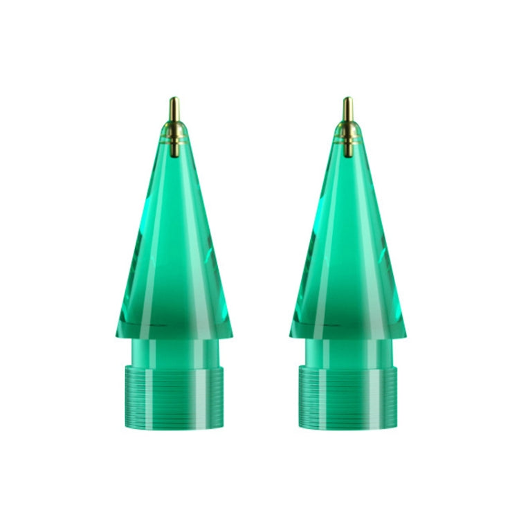 For Apple Pencil 1/2 2pcs Stylus Transparent Replacement Needle Nib, Spec: Extended (Green) - Pencil Accessories by PMc TechLife | Online Shopping South Africa | PMc TechLife | Buy Now Pay Later Mobicred