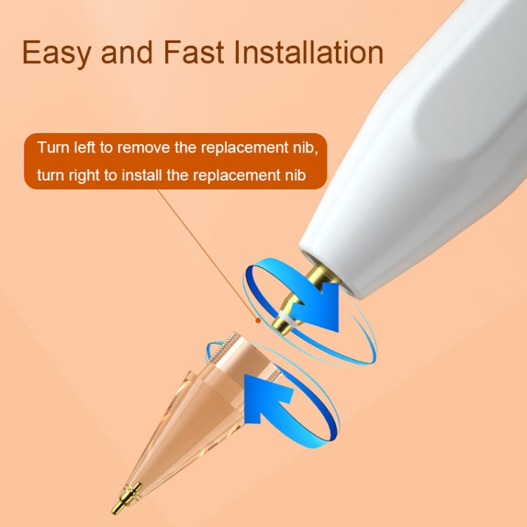 For Apple Pencil 1/2 2pcs Stylus Transparent Replacement Needle Nib, Spec: Extended (Gold) - Pencil Accessories by PMc TechLife | Online Shopping South Africa | PMc TechLife | Buy Now Pay Later Mobicred
