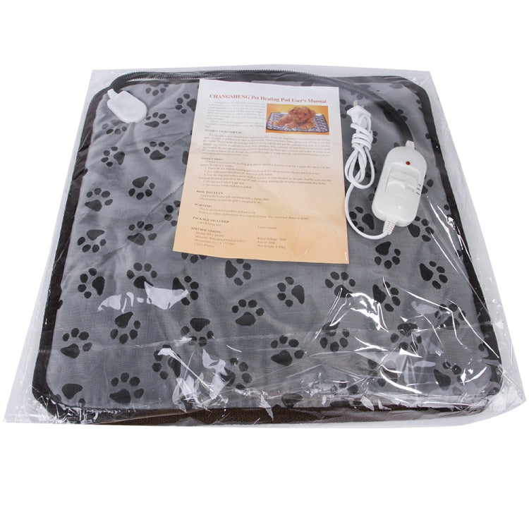 Waterproof Bite-proof Wear-resistant Adjustable Temperature Pet Electric Blanket, Specification: 45x45cm(AU Plug Flower) - Pads by PMC TechLife | Online Shopping South Africa | PMC TechLife