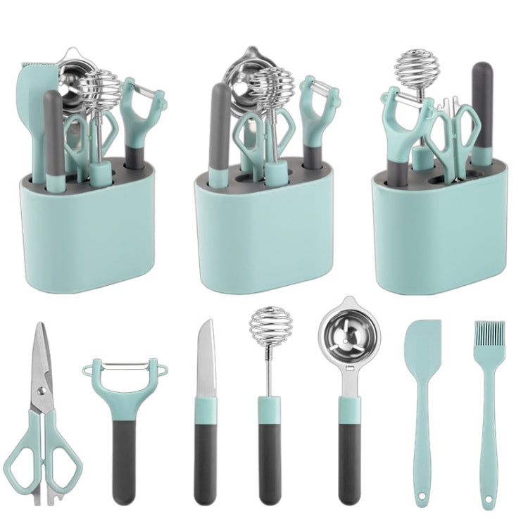5 PCS / Set Stainless Steel Peeler Kitchen Gadgets Set With Storage Holder - Gadgets by PMC TechLife | Online Shopping South Africa | PMC TechLife | Buy Now Pay Later Mobicred