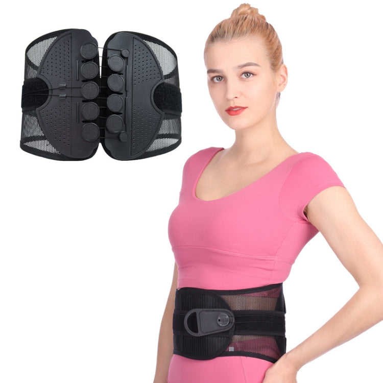 Adjustable Breathable Mesh Lumbar Support Belt, Specification: XXL(Black) - Sports Safety by PMC Jewellery | Online Shopping South Africa | PMC Jewellery