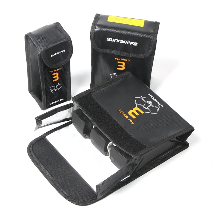 For Mavic 3 Sunnylife M3-DC105 2 In 1 Batteries Safe Storage Explosion-proof Bags - free shipping - PMC TechLife - Order now!