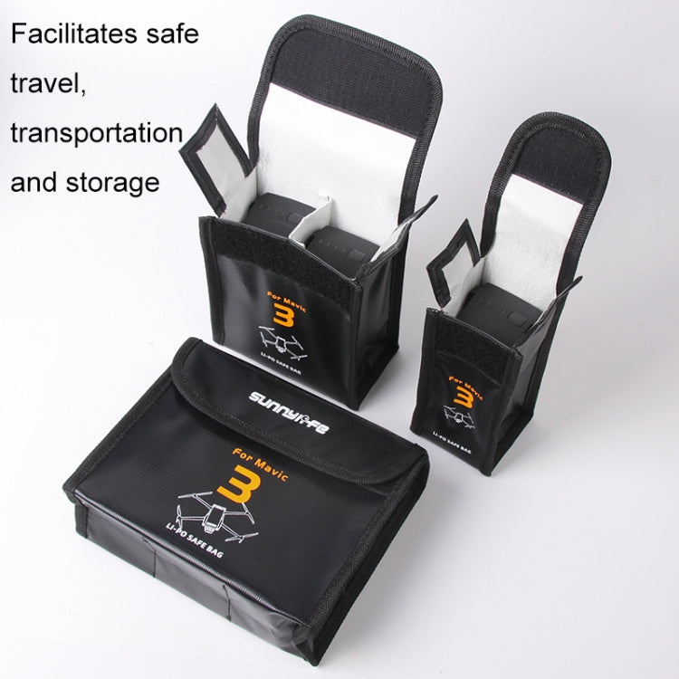 For Mavic 3 Sunnylife M3-DC105 2 In 1 Batteries Safe Storage Explosion-proof Bags - free shipping - PMC TechLife - Order now!