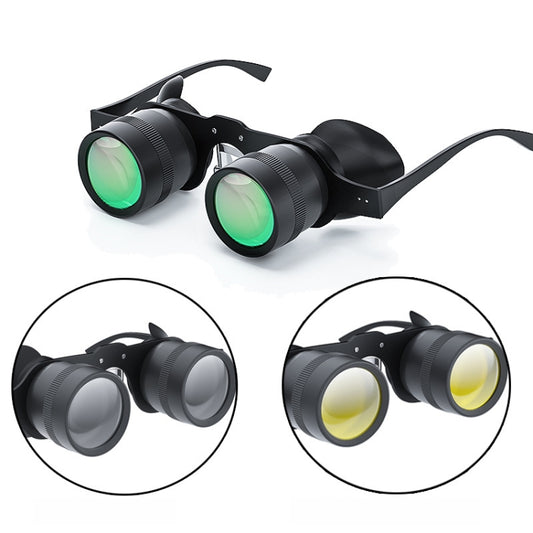 D-1548 10x HD Adjustable Focus Fishing Binoculars,Spec: With Grey+Yellow Polarised Lens - Binoculars by PMC Jewellery | Online Shopping South Africa | PMC Jewellery | Buy Now Pay Later Mobicred