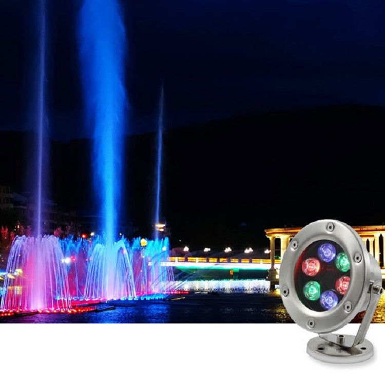 LED Underwater Light Pool Fish Pond Fountain Waterproof Landscape Light 6W(7 Colors) - Underwater Lights by PMc TechLife | Online Shopping South Africa | PMc TechLife | Buy Now Pay Later Mobicred