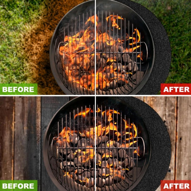 Fireproof Grill Mat Fiberglass High Temperature Resistant Camping Mat 32 Inches - Camping Mats by PMC Jewellery | Online Shopping South Africa | PMC Jewellery