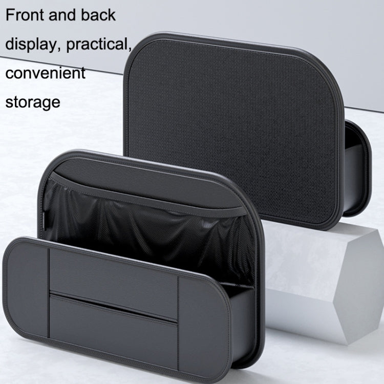 Car Seat Rear Leather Multi-function Convenient Storage Bag(Black) - Stowing Tidying by PMC TechLife | Online Shopping South Africa | PMC TechLife | Buy Now Pay Later Mobicred