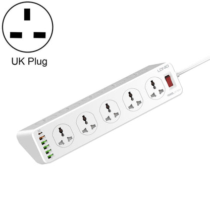 LDNIO SC10610 30W 10+6 Ports Multifunctional Travel Home Office Fast Charging Socket, Spec: UK Plug - Extension Socket by LDNIO | Online Shopping South Africa | PMC Jewellery | Buy Now Pay Later Mobicred