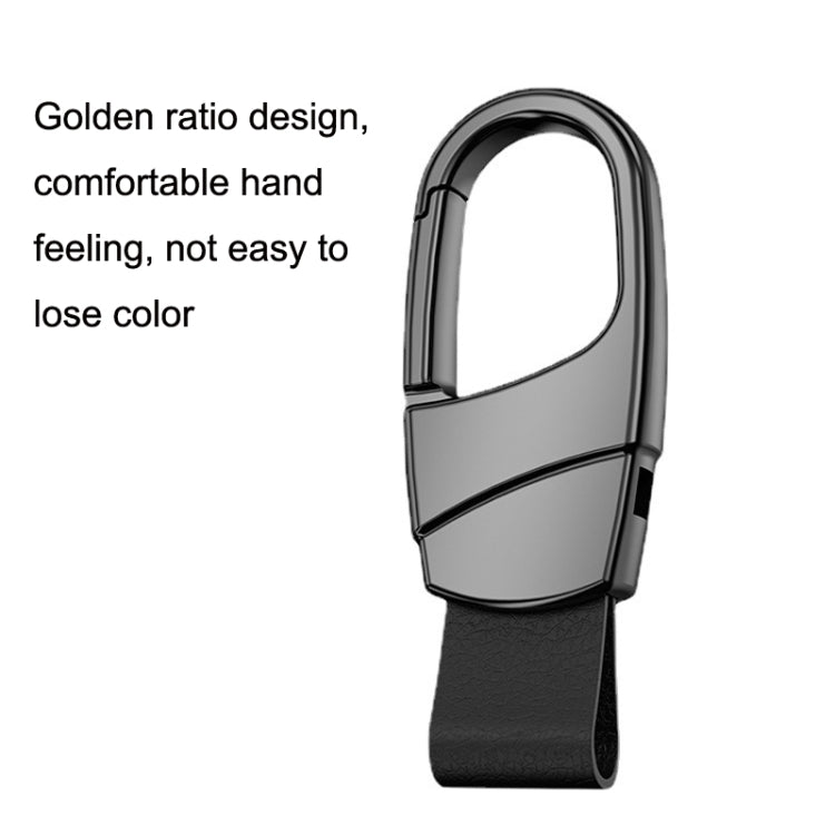 Metal Waist Hang Car Key Chain Simple Lock Pendant(Chrome) - Key Rings by PMC TechLife | Online Shopping South Africa | PMC TechLife | Buy Now Pay Later Mobicred