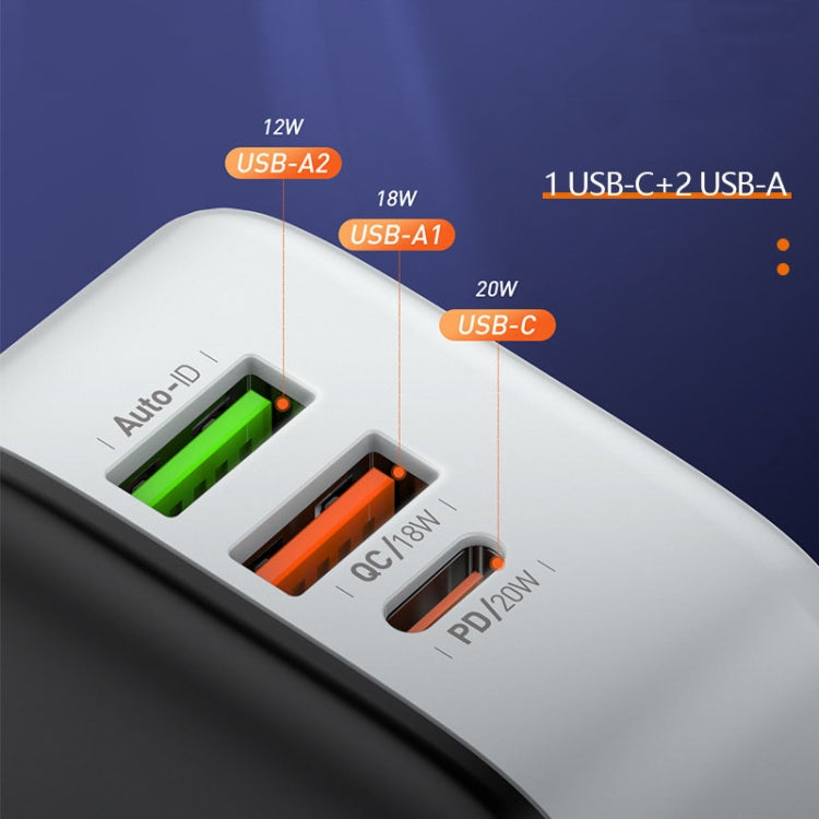 LDNIO A3513Q 32W QC3.0 3 USB Ports Phone Adapter UK Plug with Micro USB Cable - free shipping - PMC TechLife - Order now!