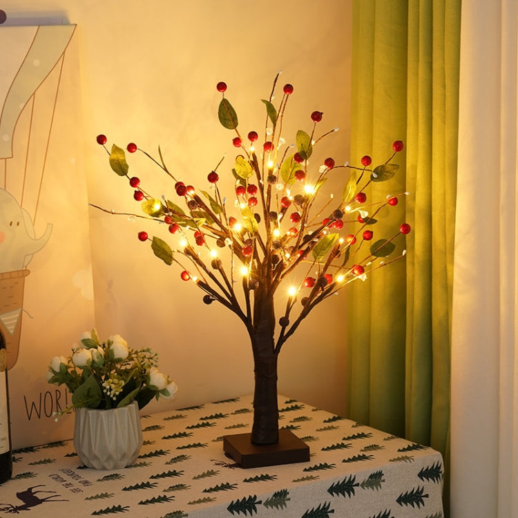 SJ-SD048 LED Home Decoration Light Christmas Lighted Tree, Style: Non-detachable Base Red Fruit - free shipping - PMc TechLife - Order now!