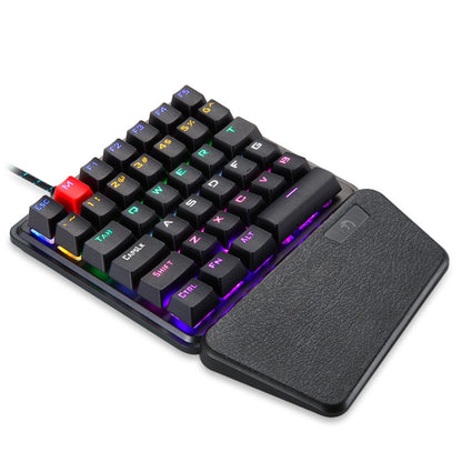 XINMENG K106 36 Keys Single-hand Keyboard Phone Game External Keyboard, Cable Length: 1.5m(Black) - Mini Keyboard by XINMENG | Online Shopping South Africa | PMC Jewellery | Buy Now Pay Later Mobicred