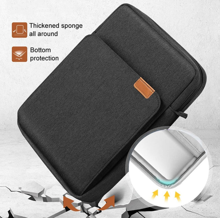 Vertical Laptop Bag Handheld Shoulder Crossbody Bag, Size: 9.7-11 Inch(Light Gray) - 10 - 11 inch by PMC Jewellery | Online Shopping South Africa | PMC Jewellery | Buy Now Pay Later Mobicred