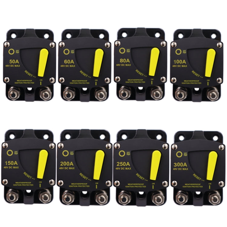 200A CB6 Car RV Yacht Audio Restore Insurance Holder Switch - Fuse by PMC TechLife | Online Shopping South Africa | PMC TechLife | Buy Now Pay Later Mobicred