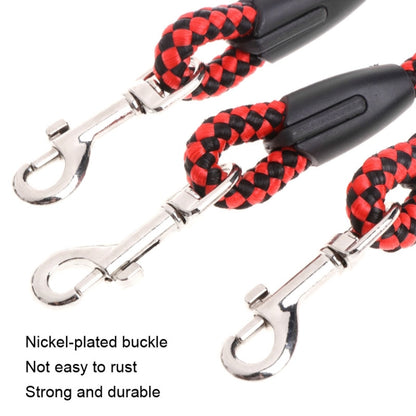 140cm 3 In 1 Leash Multi-head Dog Walking Rope(Red) - Leashes & Chest Strap by PMC Jewellery | Online Shopping South Africa | PMC Jewellery