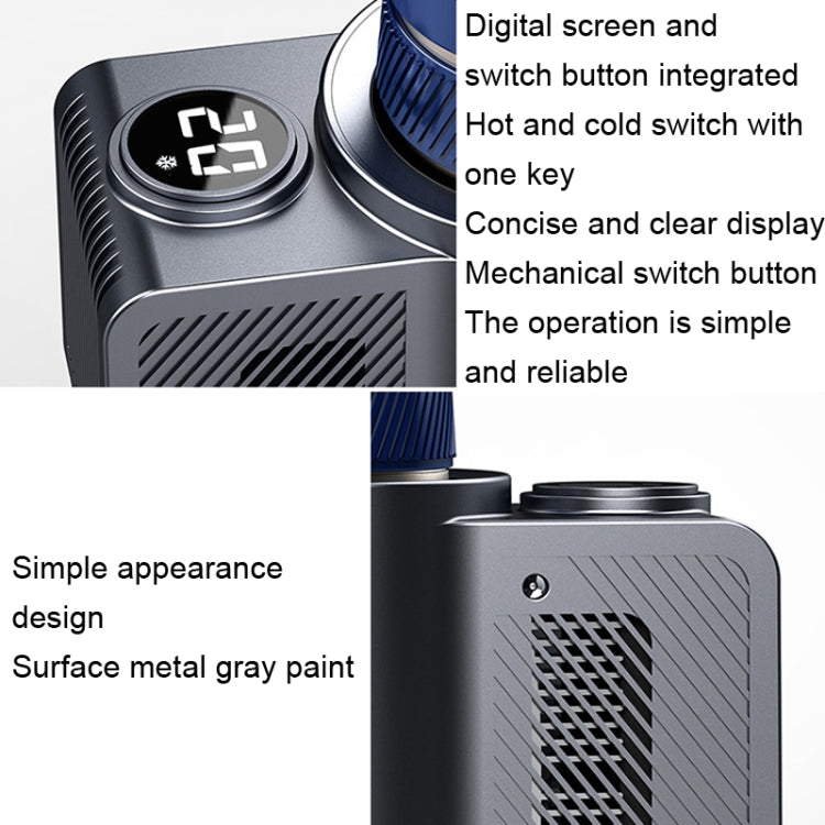 Car Digital Display Fast Cooling and Heating Cup, Style: Generation 3 Gray - Heating Cups by PMC TechLife | Online Shopping South Africa | PMC TechLife | Buy Now Pay Later Mobicred