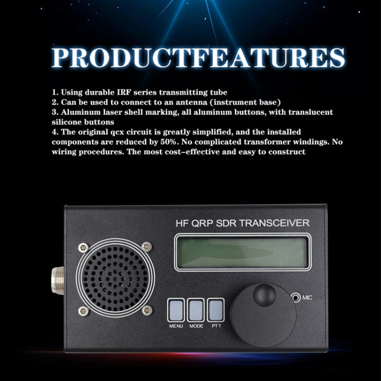 Mini 8 Band SSB/CW QRP Transceiver For Ham Radio, Style: Host + Hand Mi + EU - Set Top Box & Accessories by PMC TechLife | Online Shopping South Africa | PMC TechLife | Buy Now Pay Later Mobicred