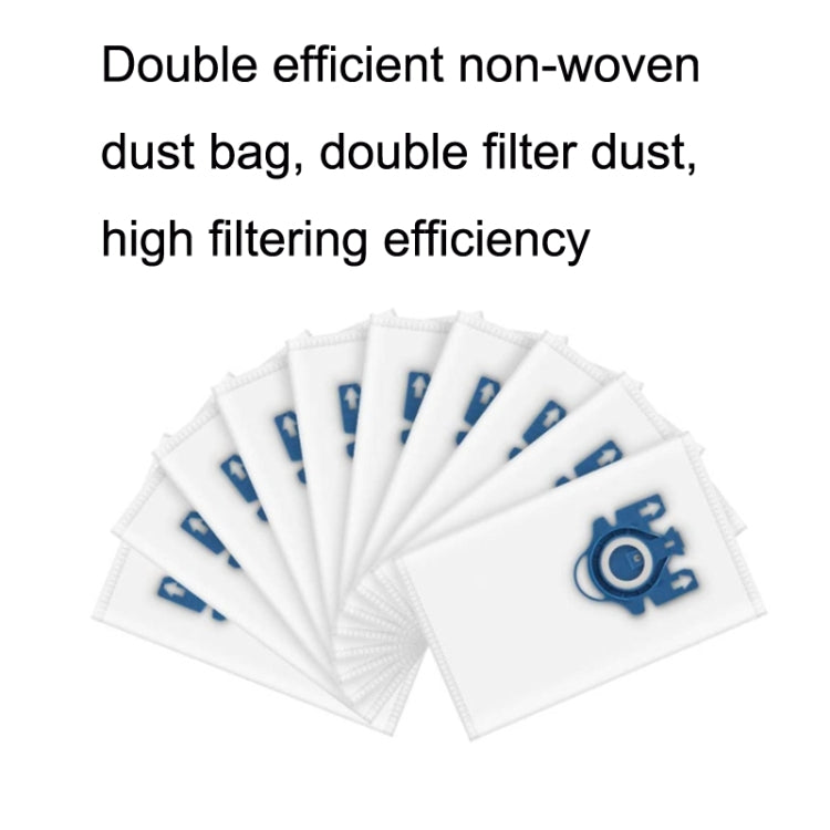 10PCS For Miele 3DFJM / Complete C2 Vacuum Cleaner Accessories Cloth Filter - Other Accessories by PMc TechLife | Online Shopping South Africa | PMc TechLife | Buy Now Pay Later Mobicred