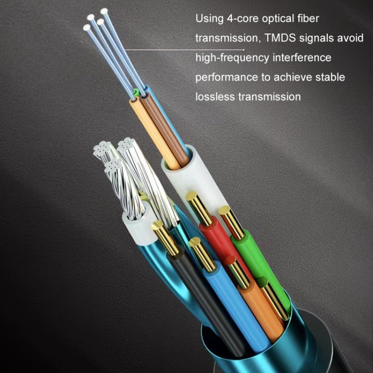 HDMI 2.1 8K 60HZ HD Active Optical Cable Computer Screen Conversion Line, Cable Length: 10m - Cable by PMC TechLife | Online Shopping South Africa | PMC TechLife
