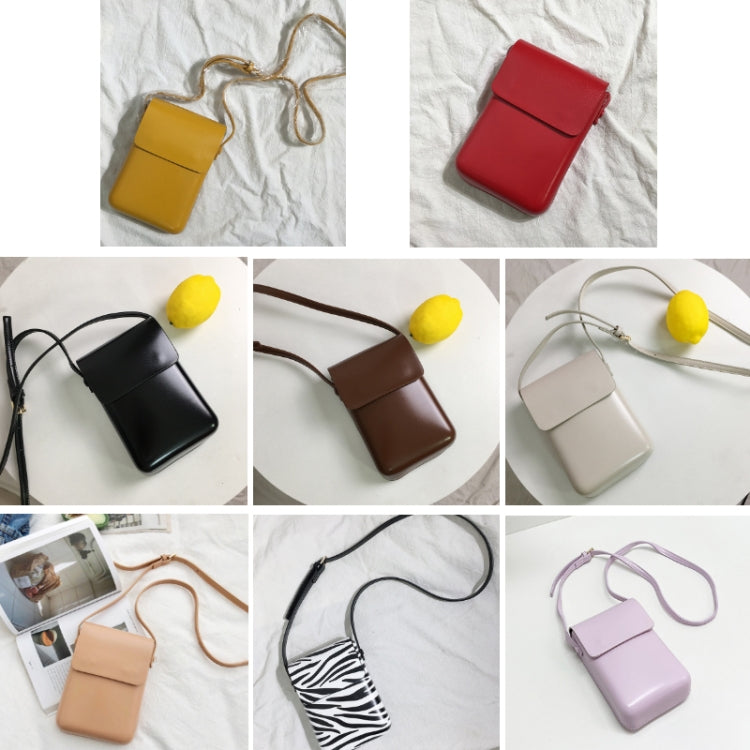 Fashion Versatile Vertical Models Single Shoulder Crossbody Mobile Phone Bag, Color: Red - Single-shoulder Bags by PMC TechLife | Online Shopping South Africa | PMC TechLife | Buy Now Pay Later Mobicred