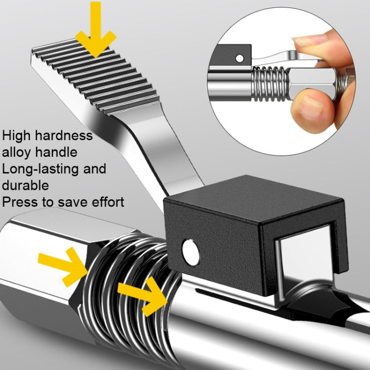 PC002 Lock Clamp Type High Pressure Grease Nozzle, Style: Butter Mouth+40cm Hose - Other Tools by PMC Jewellery | Online Shopping South Africa | PMC Jewellery | Buy Now Pay Later Mobicred