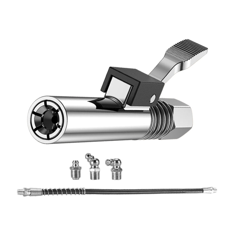 PC002 Lock Clamp Type High Pressure Grease Nozzle, Style: Butter Mouth+80cm Hose+3 Heads - Other Tools by PMC Jewellery | Online Shopping South Africa | PMC Jewellery | Buy Now Pay Later Mobicred