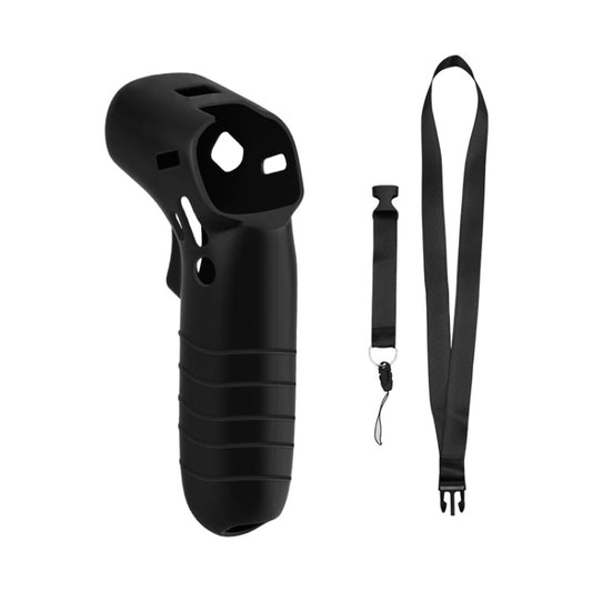For DJI FPV Combo Controller Silicone Cover Protective Sleeve Skin Case With Lanyard Black - Case & Bags by PMC Jewellery | Online Shopping South Africa | PMC Jewellery | Buy Now Pay Later Mobicred
