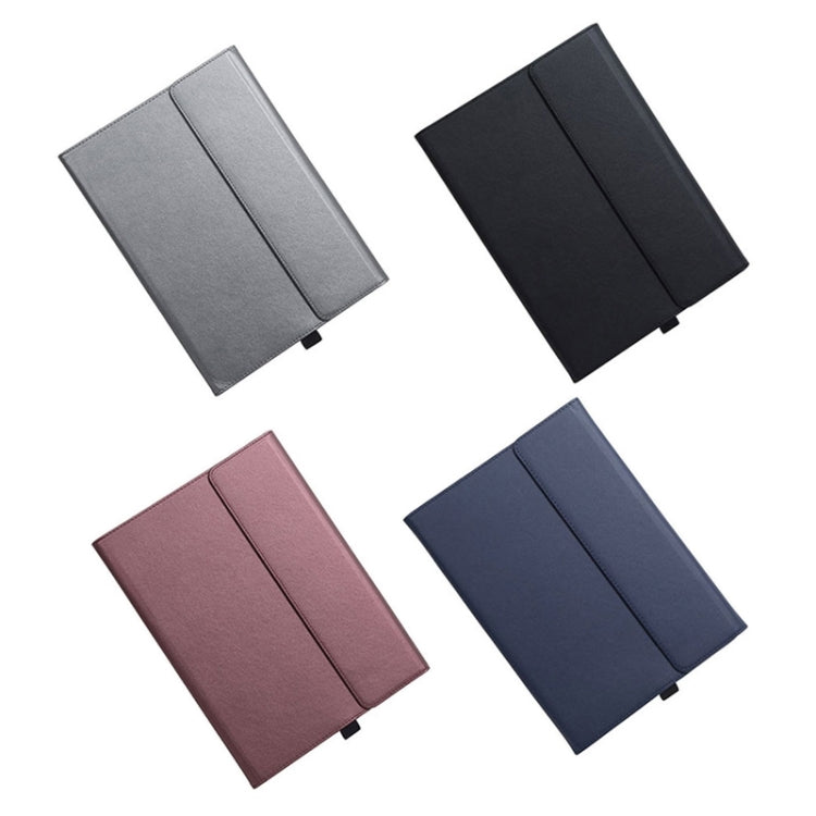For Microsoft Surface Pro 9 Tablet Protective Case Holder(Microfiber Lambskin Texture Gray Case) - Others by PMC Jewellery | Online Shopping South Africa | PMC Jewellery | Buy Now Pay Later Mobicred